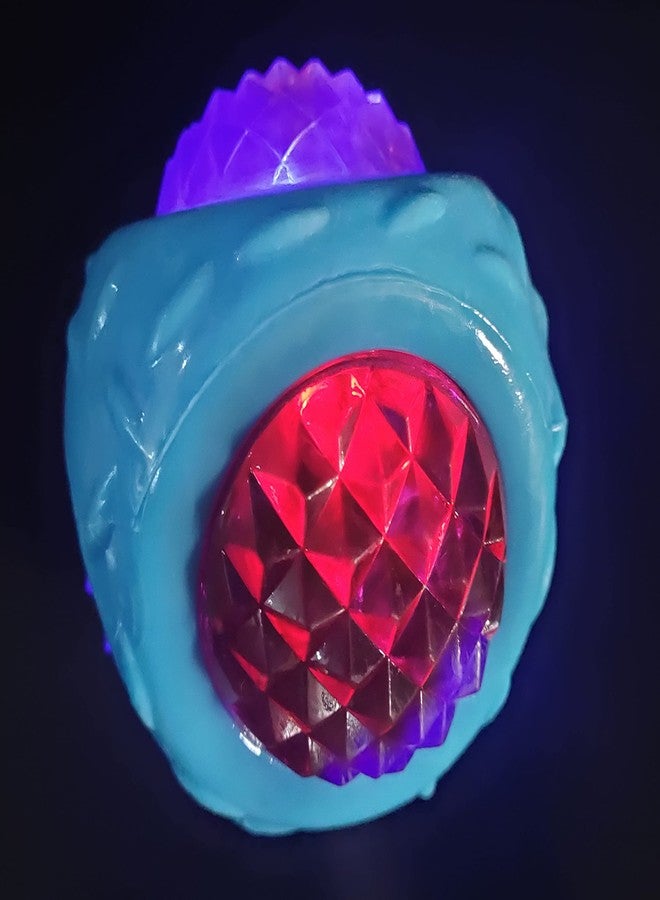 Pups&Pets كرة عائمة للكلاب من Pups&Pets، غير سامة، مناسبة لتسنين الكلاب وتدريبها، مزودة بإضاءة LED وصوت، لعبة مضغ للكلاب والقطط (قد يختلف اللون). - Image 1